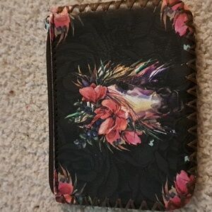 Hand painted horse coin purse